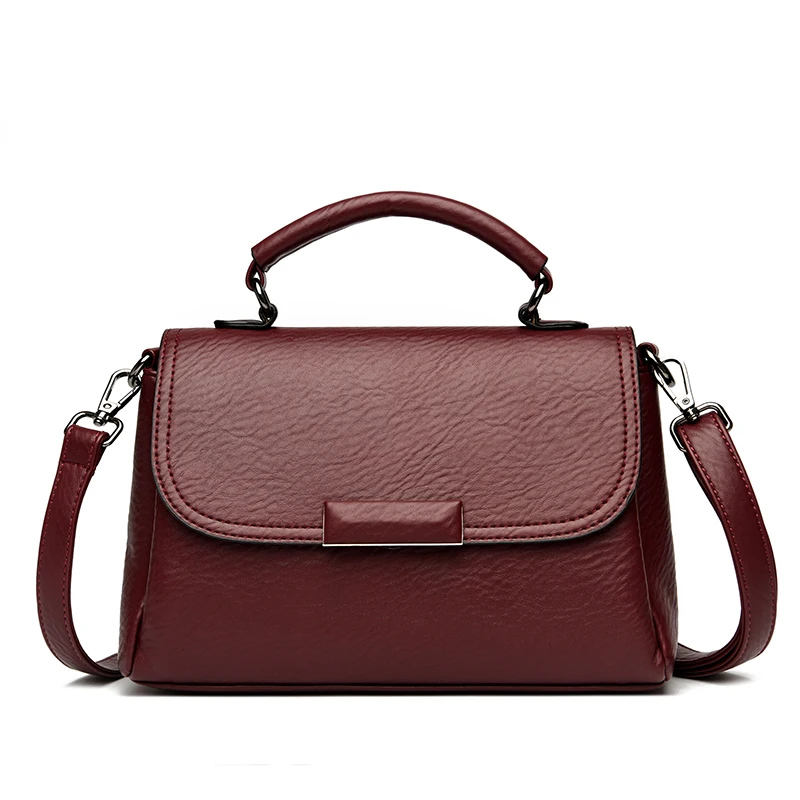 High Quality Cow Leather Ladies Handbags Fashion Luxury Female Messenger Tote Bags Women Genuine Leather Shoulder Crossbody Sac