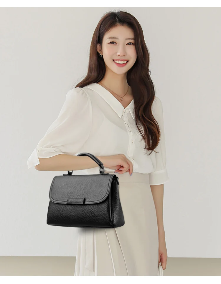 High Quality Cow Leather Ladies Handbags Fashion Luxury Female Messenger Tote Bags Women Genuine Leather Shoulder Crossbody Sac