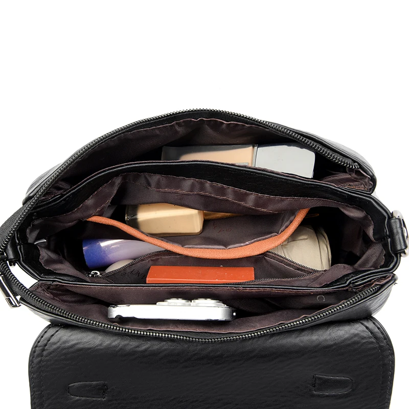 High Quality Cow Leather Ladies Handbags Fashion Luxury Female Messenger Tote Bags Women Genuine Leather Shoulder Crossbody Sac