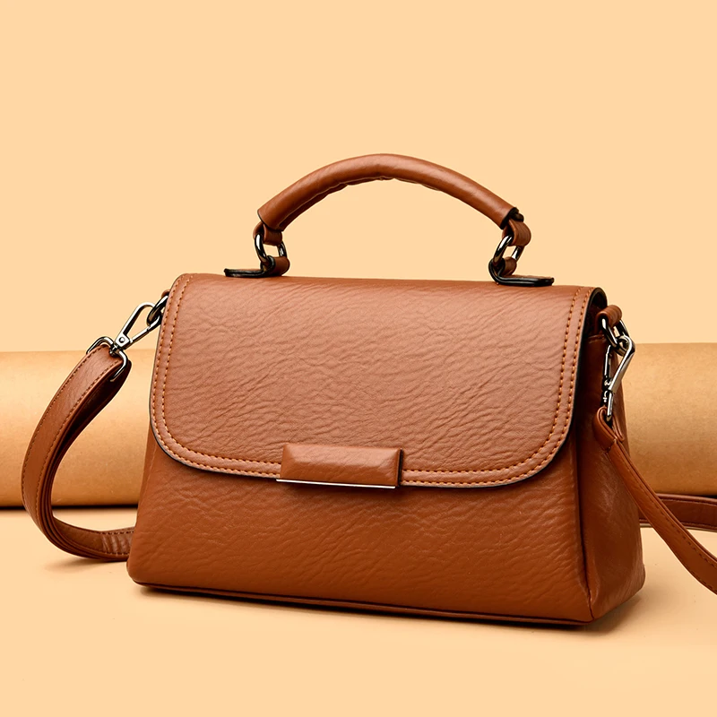 High Quality Cow Leather Ladies Handbags Fashion Luxury Female Messenger Tote Bags Women Genuine Leather Shoulder Crossbody Sac